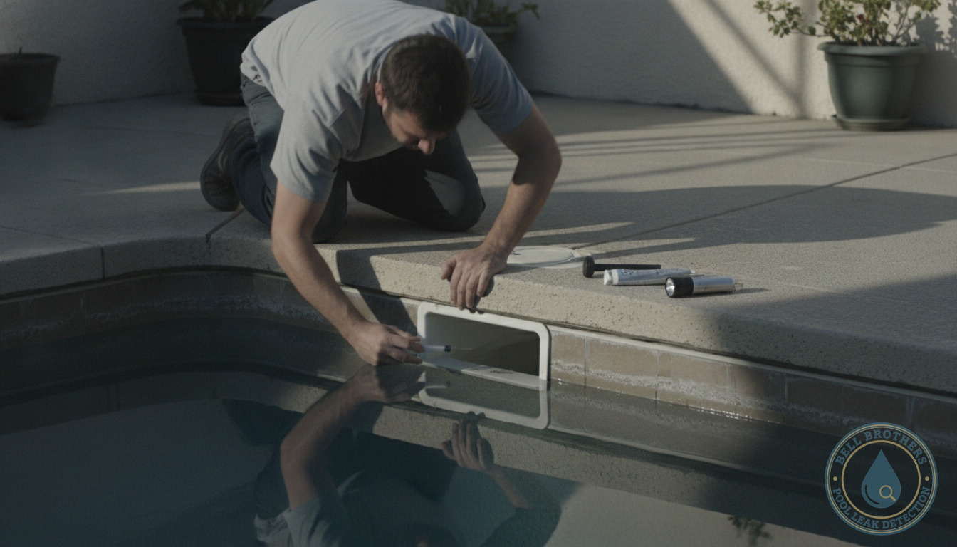 Skimmer & Return Fitting Leak Repair