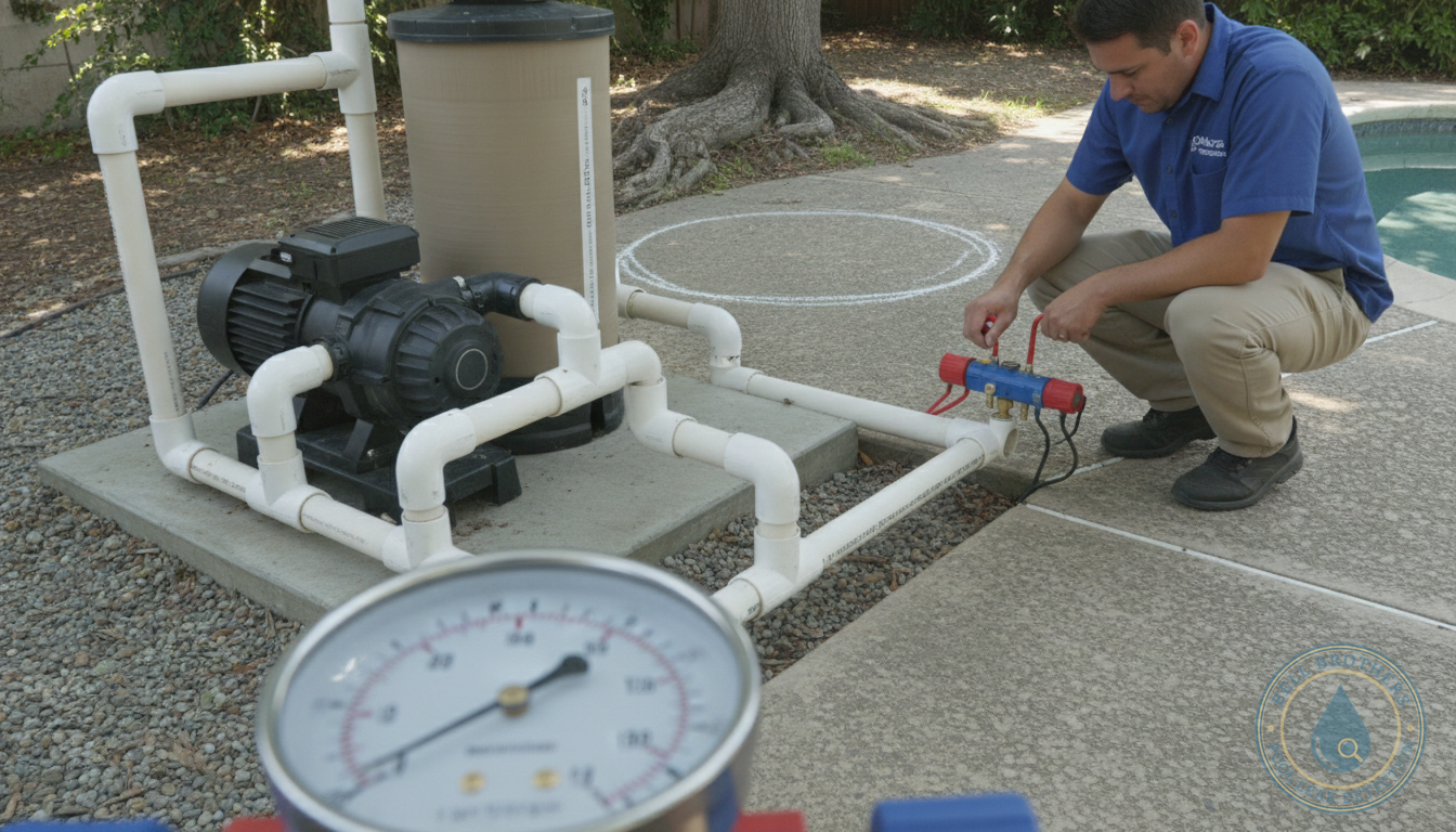 Pool Plumbing Leaks in Pasadena: Why Underground Pipes Fail and How We Find Them