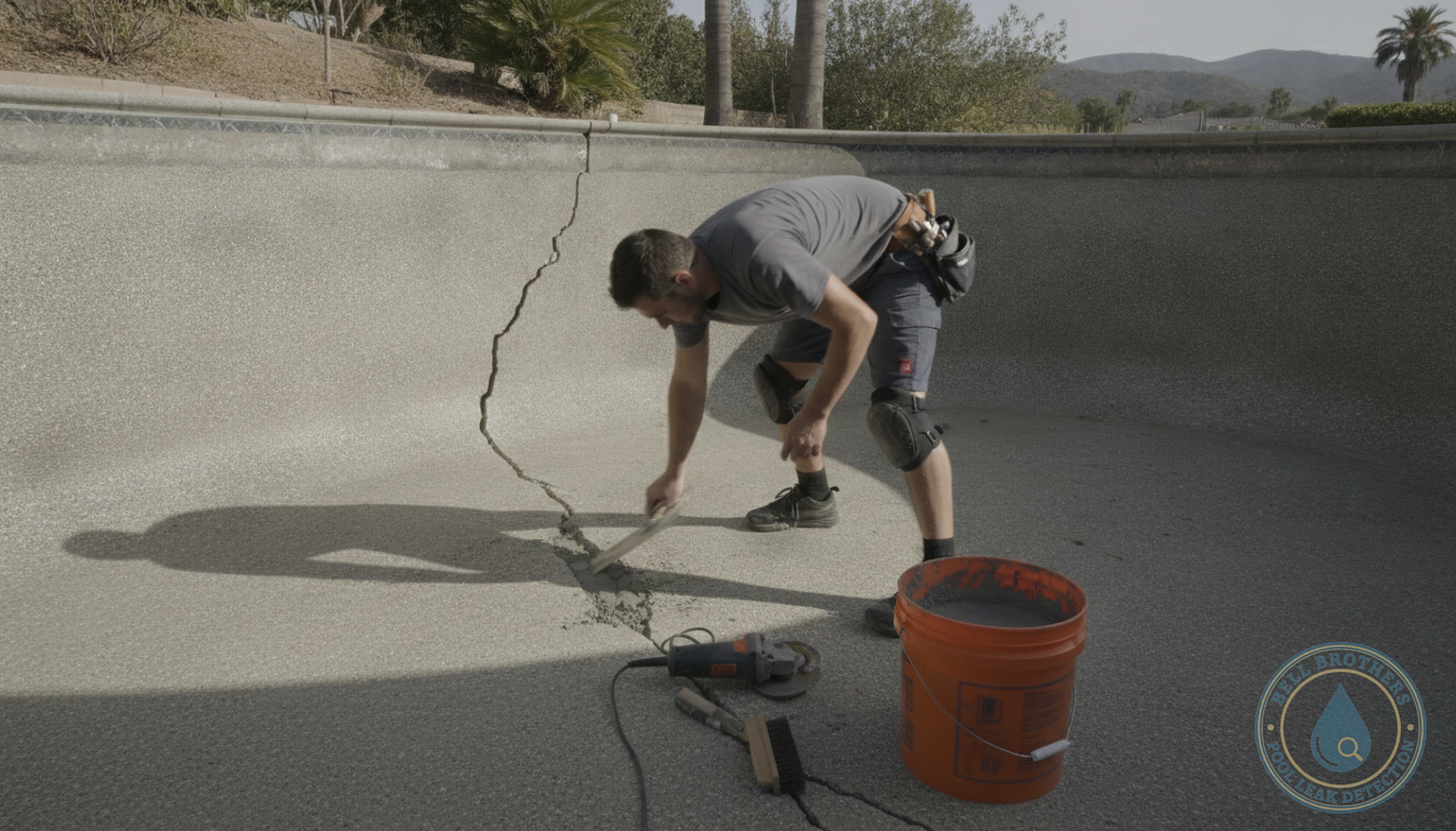 Pool Structural Crack Repair